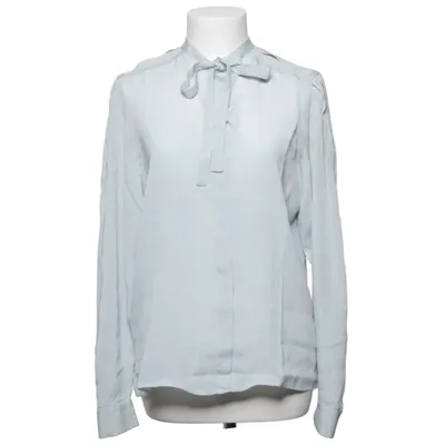Sløjfebluse (Grå) fra Christian Dior Acetat, Silke