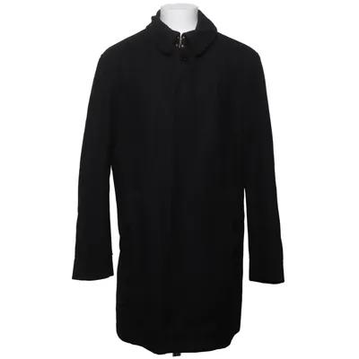 Manteau (Noir) de Burberry Brit Coton, Polyamide, Laine