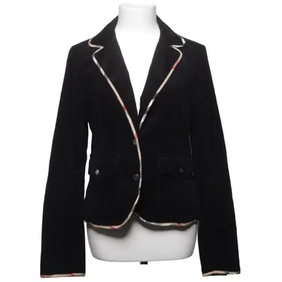 Kavaj (Svart) från Burberry Bomull, Elastan