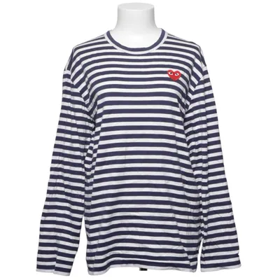 Långärmad t-shirt (Blå, Vit) från Comme des Garçons PLAY Bomull