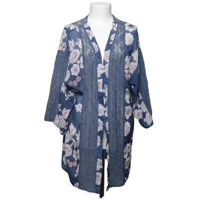Kimono (Blå, Vit) från Feitong Elastan, Polyester