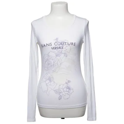 Langarmshirt (Weiß) von Versace Jeans Couture Elasthan, Polyamid, Viskose