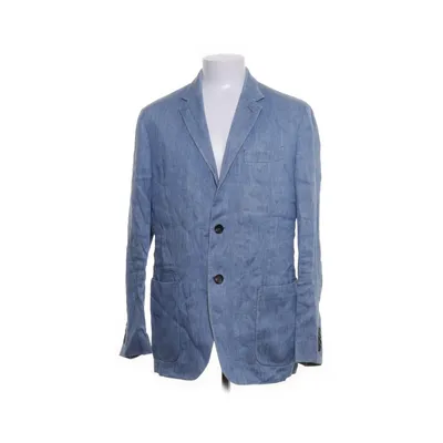 Blazer (Blue) from Ermenegildo Zegna Cotton, Cupro, Linen