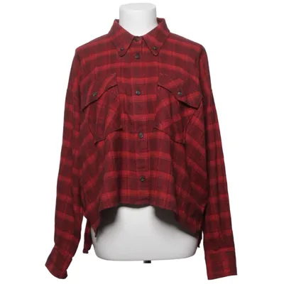 Flanellen overhemd (Rood, Zwart) van Isabel Marant Étoile