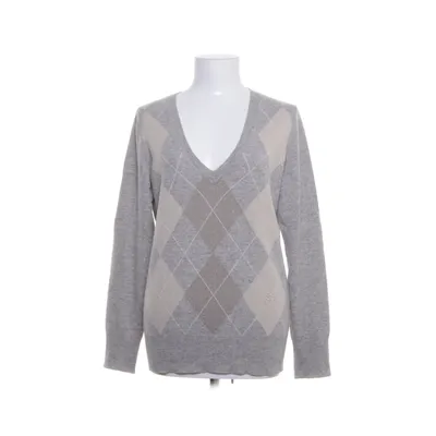 Pullover (Grijs, Beige) van Burberry Kasjmier, Metallvezel, Nylon