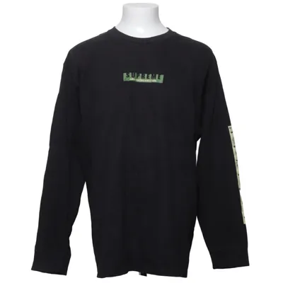 Langærmet t-shirt (Sort) fra Supreme Bomuld