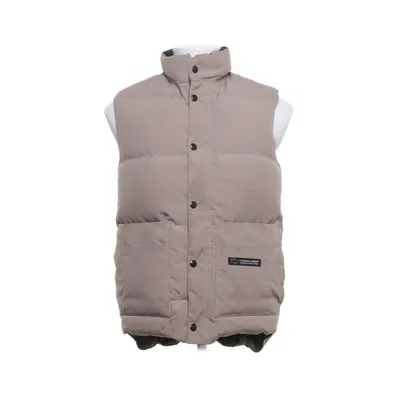 Down vest (Beige) from Canada Goose Polyester, Cotton, Nylon, Down