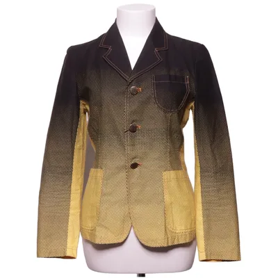 Blazer (Noir, Jaune) de Gaultier Jeans Coton, Polyester