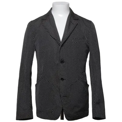 Blazer (Black, White) from Dolce & Gabbana Cotton, Polyester, Silk