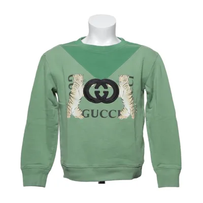 Collegetröja (Grön) från Gucci Bomull, Polyester
