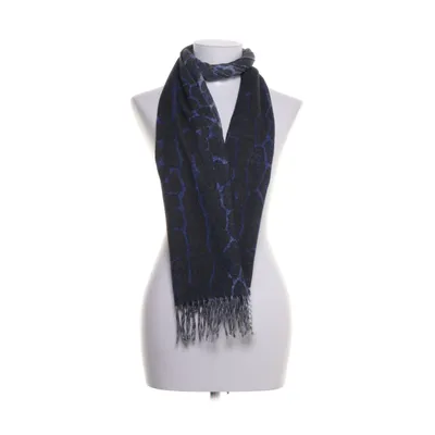 Scarf (Gray, Blue) from Yves Saint Laurent Wool, Cashmere