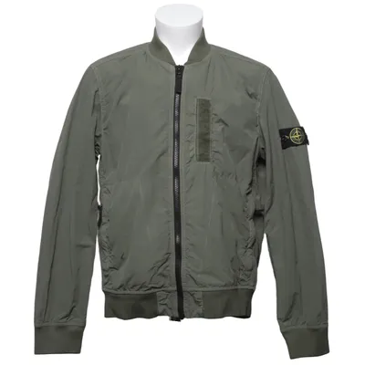 Bomber jacket (Green) from Stone Island Junior Cotton, Polyamide