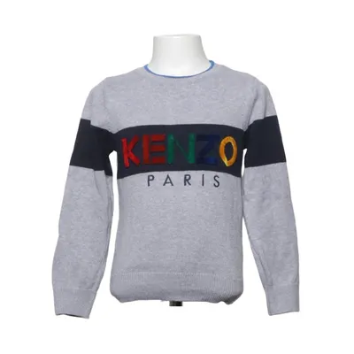 Sweatshirt (Gris, Bleu) de Kenzo Kids Cachemire, Coton