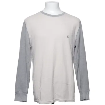 T-shirt à manches longues (Beige, Gris) de Polo Ralph Lauren Coton, Polyester