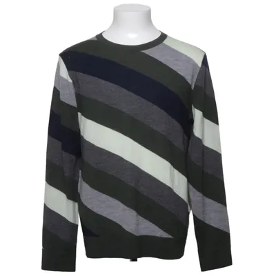 Strickpullover (Grün, Grau, Blau) von JW Anderson Wolle