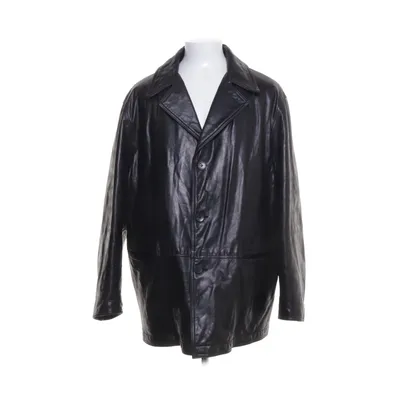Læderjakke (Sort) fra Armani Jeans Læder, Polyester, Viscose