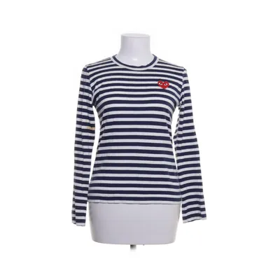 Langærmet t-shirt (Blå, Hvid) fra Comme des Garçons PLAY Bomuld