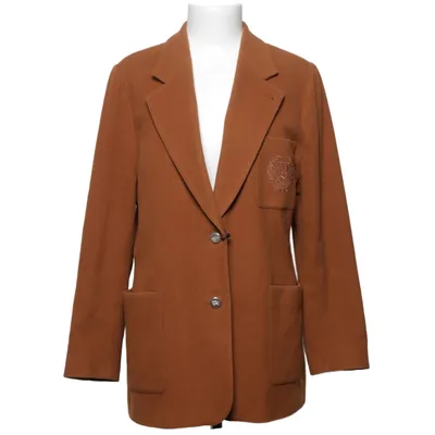 Blazer (Bruin) van Burberry Kasjmier, Polyamide, Viscose, Wol