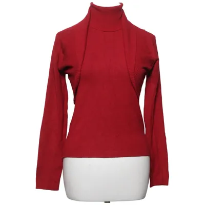 Twinset (Rouge) de Just Woman Acrylique, Élasthane, Laine de mouton