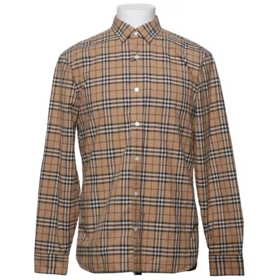 Hemd (Beige, Schwarz, Weiß) von Burberry Baumwolle