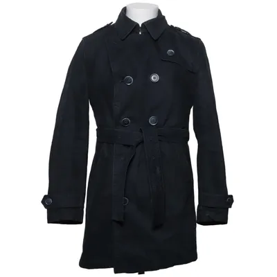 Trench-coat (Bleu) de Thomas Burberry Coton