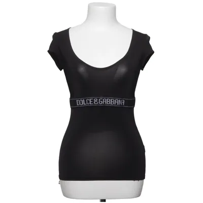Top (Black) from Dolce & Gabbana Underwear Elastane, Polyamide
