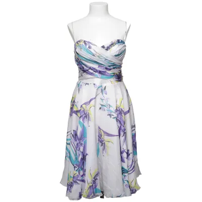 Dress (White, Multicolored) from Versace Jeans Couture Cotton, Elastane, Polyester, Silk, Viscose