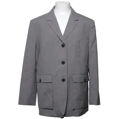 Blazer (Gray) from Prada Viscose, Wool
