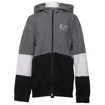 Hoodie (Gray, Black, White) from Emporio Armani Cotton, Polyester