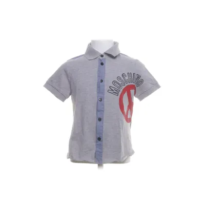 Korte mouwen shirt (Grijs, Blauw) van Moschino Kid Katoen, Elastaan