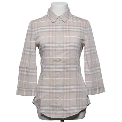 Shirt (Beige, Grijs, Wit) van Burberry Brit Katoen, Elastaan