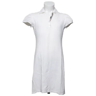 Polokleid (Weiß) von Burberry Baumwolle, Elasthan