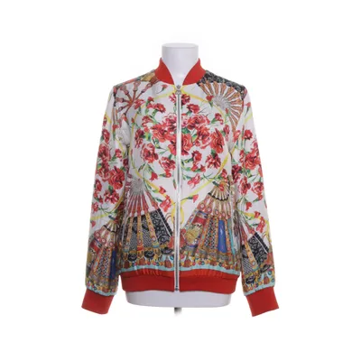 Bomberjakke (Hvid, Rød, Flerfarvet) fra Dolce & Gabbana Polyester, Silke