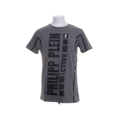 T-shirt (Grå, Svart) från Philipp Plein Bomull, Elastan, Polyester