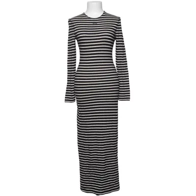 Robe longue (Noir, Blanc) de Loewe Coton