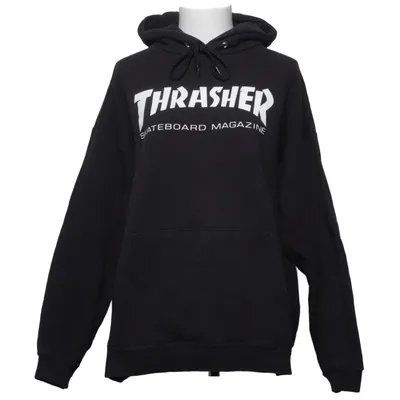 Kapuzenpullover (Schwarz) von Thrasher Baumwolle, Polyester