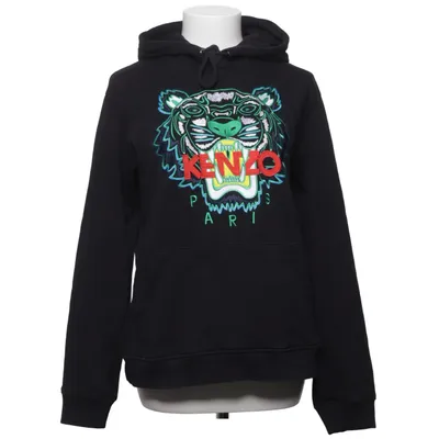 Sweat à capuche (Noir) de Kenzo Coton, Élasthane
