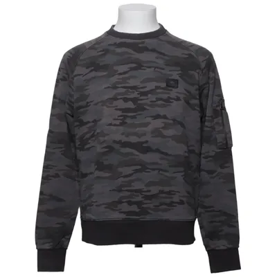 Sweatshirt (Grijs, Zwart) van Alpha Industries Katoen, Polyester