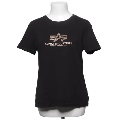 T-shirt (Black) from Alpha Industries Cotton