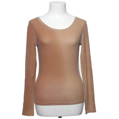 T-shirt à manches longues (Marron, Multicolore) de Roberto Cavalli Élasthane, Modal, Soie