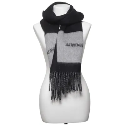 Scarf (Black, Gray) from Jacquemus Wool