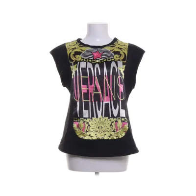 Topp (Svart, Flerfärgad) från Versace Jeans Bomull, Elastan, Polyester
