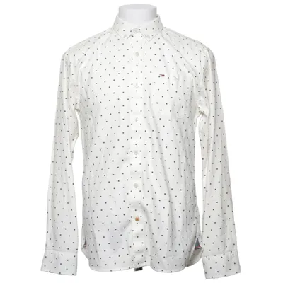 Shirt (White, Black) from Tommy Hilfiger Denim Cotton