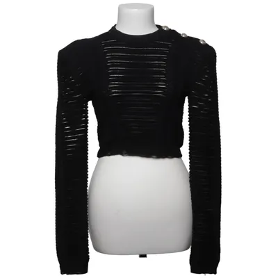 Sweater (Black) from Balmain Cotton, Polyamide, Polyester, Viscose