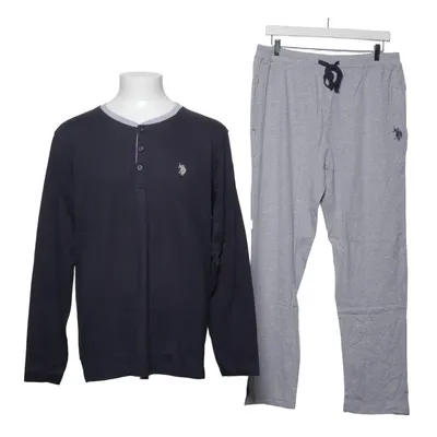 Pyjamasz (Blå, Grå) fra U.S. Polo Assn. Bomuld