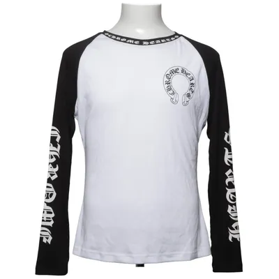 Honkball T-shirt (Zwart, Wit) van Chrome Hearts Katoen
