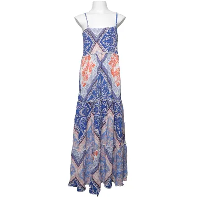 Maxi dress (Blue, Multicolored) from Topo Viscose