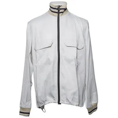Jacka (Vit) från Jil Sander Acetat, Polyester, Silke, Viskos