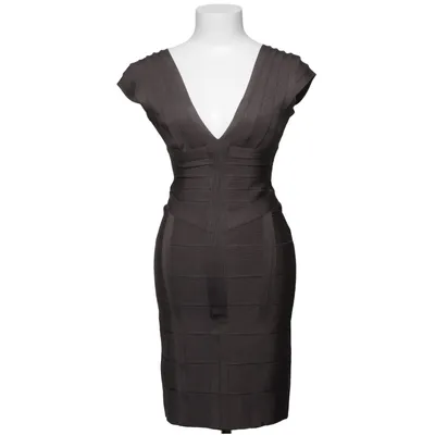 Robe de cocktail (Gris) de Herve Leger Élasthane, Polyamide, Viscose