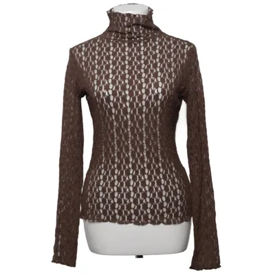 Pul à col roulé (Marron) de Monique Élasthane, Polyester